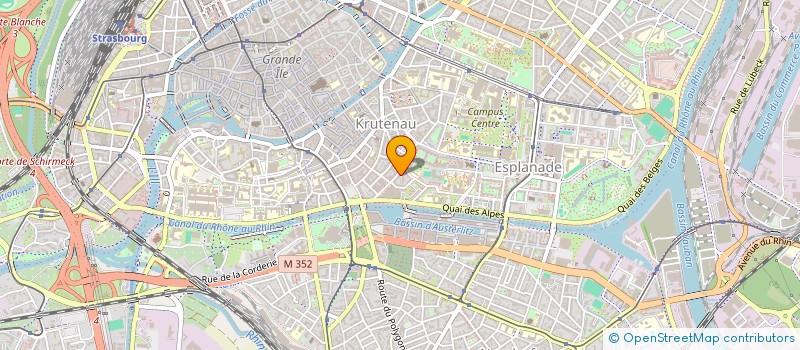 localisation de l'entreprise MAISON DU DIABETE DE LA SANTE ET DE LA PREVENTION EN ALSACE à STRASBOURG