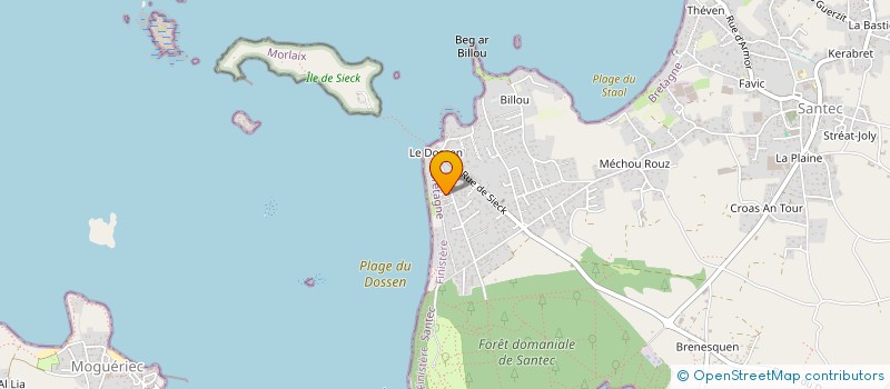 localisation de l'entreprise MAISON DU DOSSEN  SANTEC