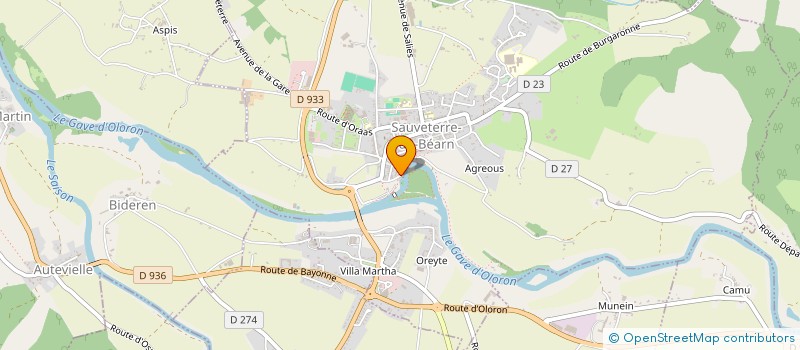 localisation de l'entreprise MAISON DU GAVE  SAUVETERRE-DE-BEARN