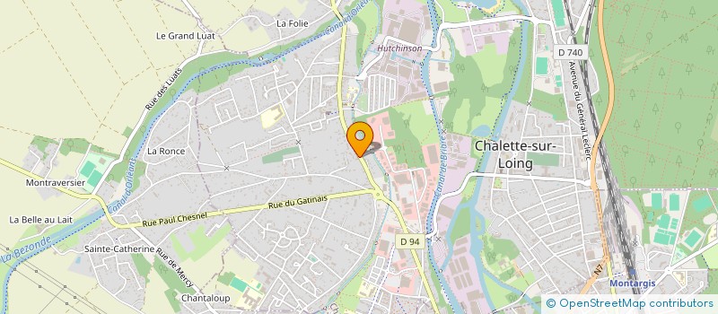 localisation de l'entreprise MAISON DU GLOBE à CHALETTE-SUR-LOING