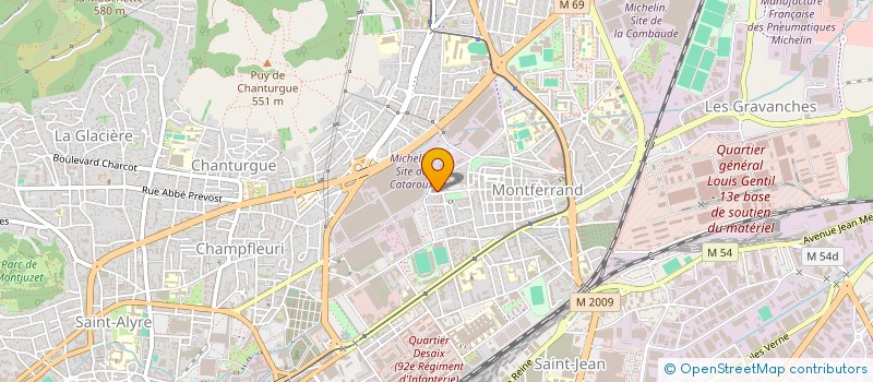 localisation de l'entreprise MAISON DU GOSPEL à CLERMONT-FERRAND