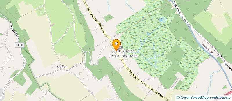 localisation de l'entreprise MAISON DU LIEN  SAINT-SULPICE-DE-GRIMBOUVILLE