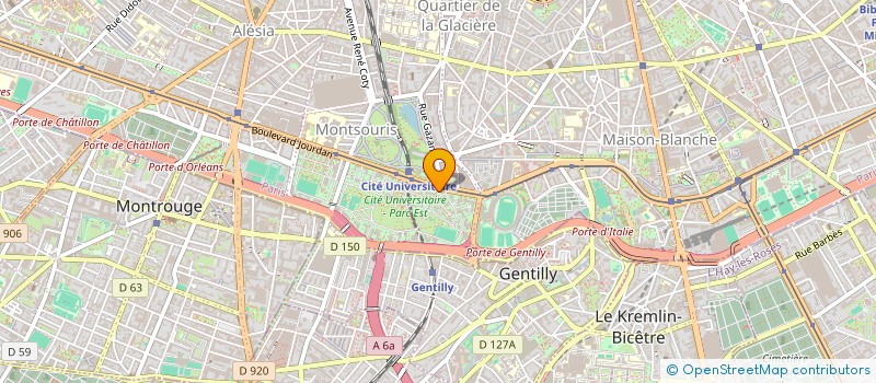 localisation de l'entreprise MAISON DU MEXIQUE RESIDE UNIVE à PARIS