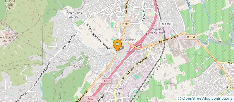 localisation de l'entreprise MAISON DU MIDI à SOLLIES-VILLE