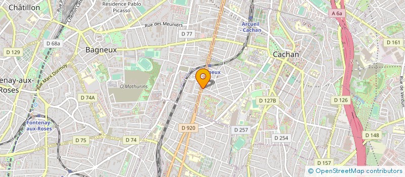 localisation de l'entreprise MAISON DU PAIN  CACHAN