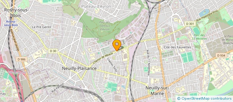 localisation de l'entreprise MAISON DU PAIN à NEUILLY-PLAISANCE