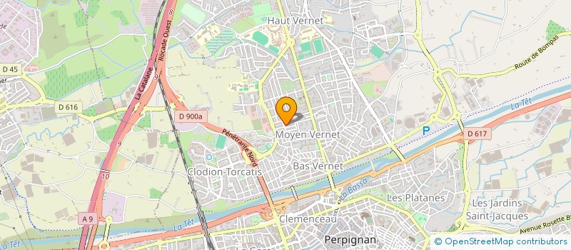 localisation de l'entreprise MAISON DU PAIN (M.D.P) à PERPIGNAN