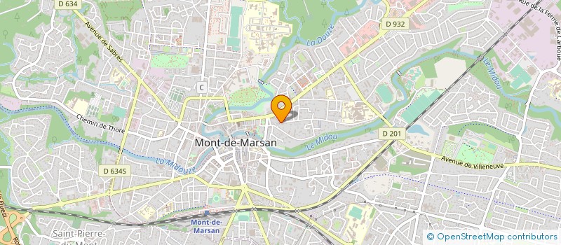 localisation de l'entreprise MAISON DU PALMIPEDE A FOIE GRAS à MONT-DE-MARSAN