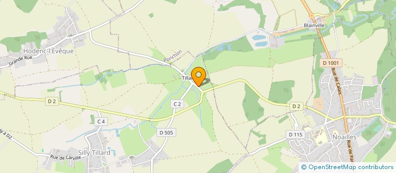 localisation de l'entreprise MAISON DU PARC  SILLY-TILLARD