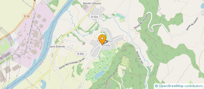 localisation de l'entreprise MAISON DU PATRIMOINE à HIERES-SUR-AMBY