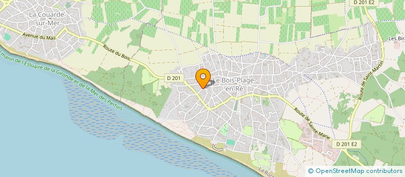 localisation de l'entreprise MAISON DU PETIT SERGENT  LE BOIS-PLAGE-EN-RE