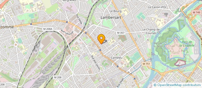 localisation de l'entreprise MAISON DU PEUPLE FLAMAND à LAMBERSART