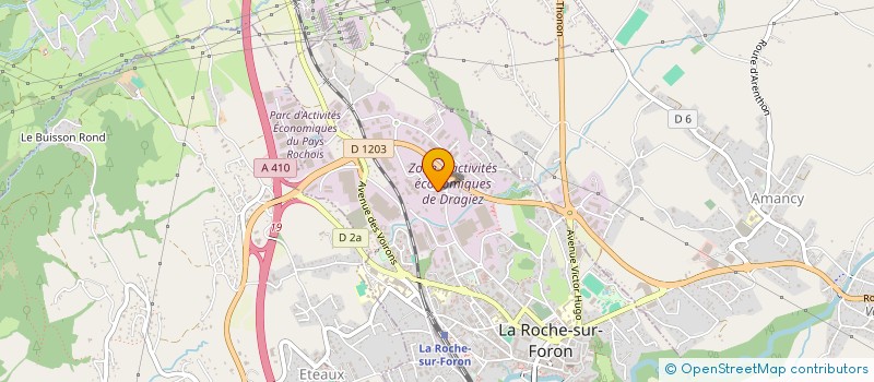 localisation de l'entreprise MAISON DU PLOMBIER  LA ROCHE-SUR-FORON