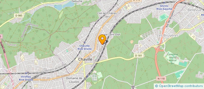 localisation de l'entreprise MAISON DU POINT DU JOUR à CHAVILLE