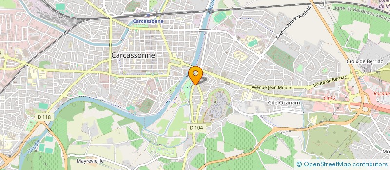localisation de l'entreprise MAISON DU PONT VIEUX à CARCASSONNE