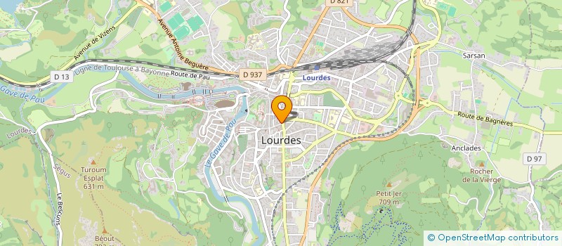 localisation de l'entreprise MAISON DU PORC NOIR PIERRE SAJOUS à LOURDES