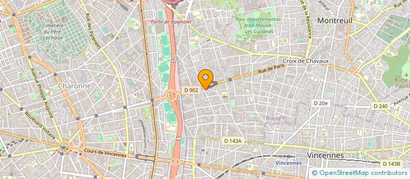 localisation de l'entreprise MAISON DU SAC à MONTREUIL