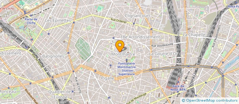 localisation de l'entreprise MAISON DU SACRE COEUR à PARIS