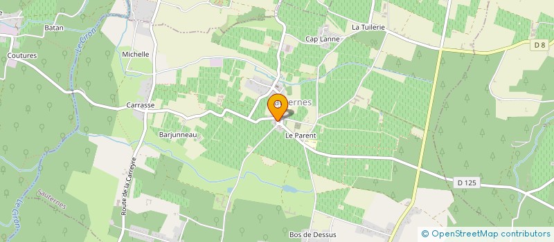 localisation de l'entreprise MAISON DU SAUTERNES à SAUTERNES