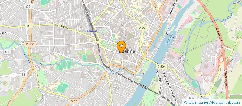 localisation de l'entreprise MAISON DU SAVOIR à ROANNE