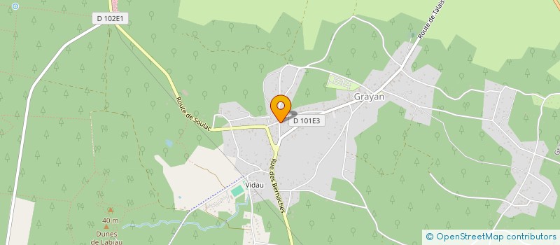 localisation de l'entreprise MAISON DU SOLEIL  GRAYAN-ET-L'HOPITAL