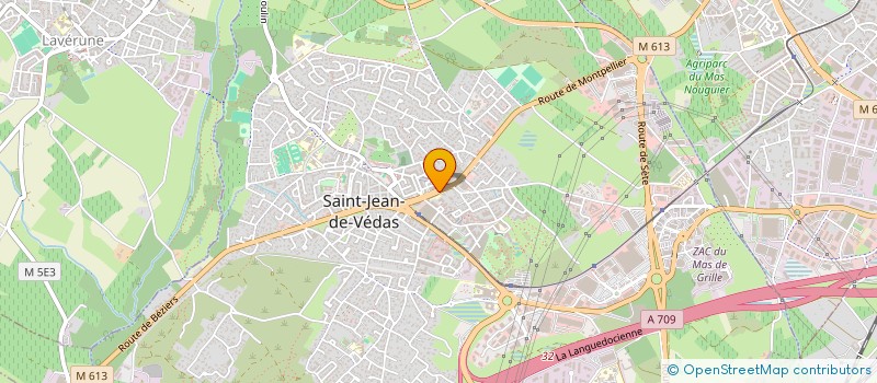 localisation de l'entreprise MAISON DU SOUFFLE  SAINT-JEAN-DE-VEDAS