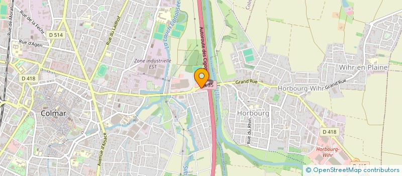 localisation de l'entreprise MAISON DU SPA ALSACE  COLMAR