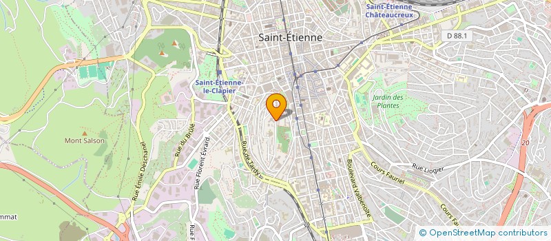 localisation de l'entreprise MAISON DU SPORTIF  SAINT-ETIENNE