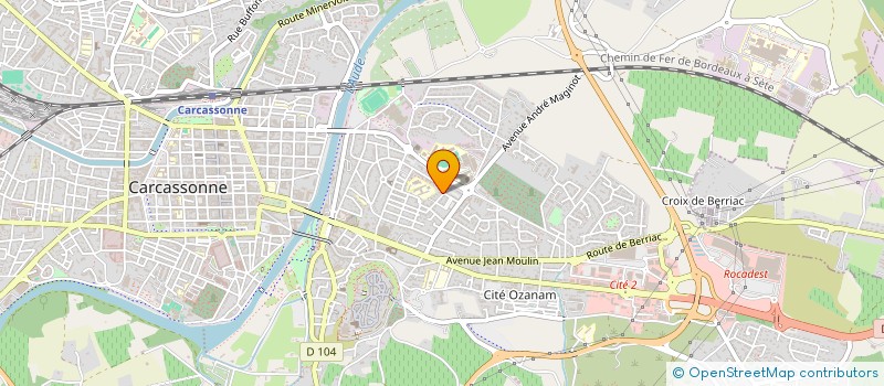 localisation de l'entreprise MAISON DU SUD à CARCASSONNE