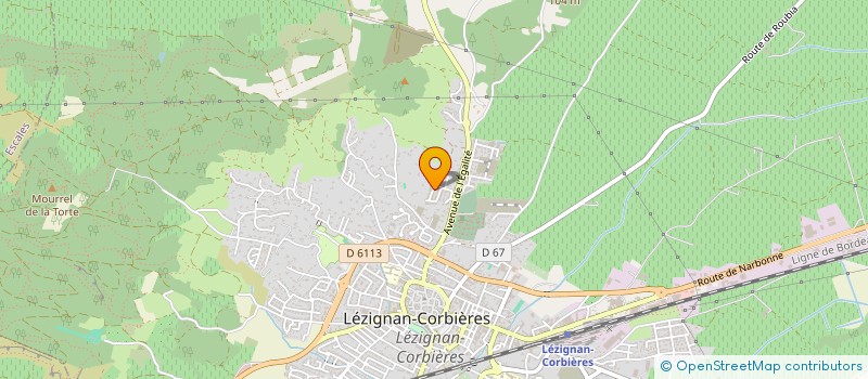 localisation de l'entreprise MAISON DU SUD à LEZIGNAN-CORBIERES