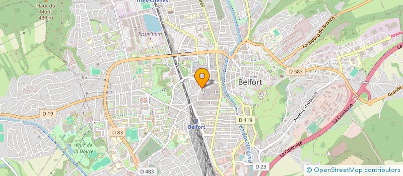 localisation de l'entreprise MAISON DU TEMPS ET DE LA MOBILITE à BELFORT