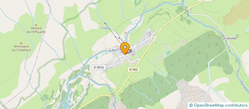 localisation de l'entreprise MAISON DU TOURISME à BESSANS