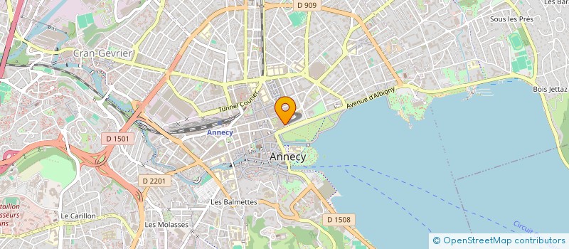 localisation de l'entreprise MAISON DU TOURISME à ANNECY
