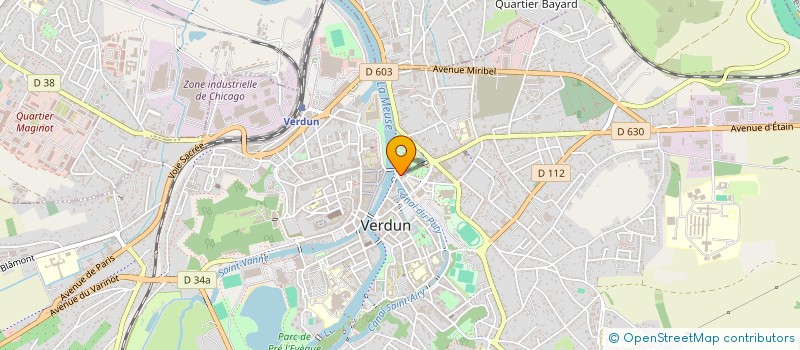 localisation de l'entreprise MAISON DU TOURISME à VERDUN