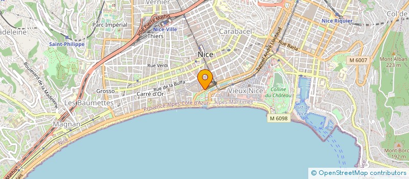 localisation de l'entreprise MAISON DU TOURISME COTE D'AZUR à NICE