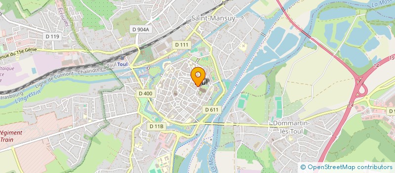 localisation de l'entreprise MAISON DU TOURISME EN TERRES TOULOISES à TOUL