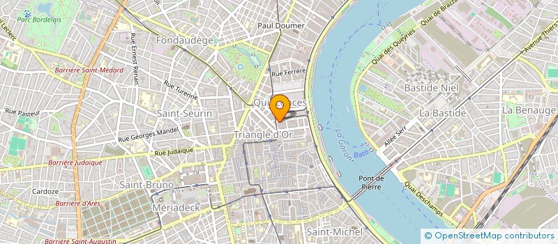 localisation de l'entreprise MAISON DU TOURISME ET DU TERROIR à BORDEAUX