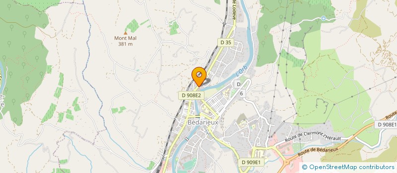 localisation de l'entreprise MAISON DU TOURNAGE à BEDARIEUX