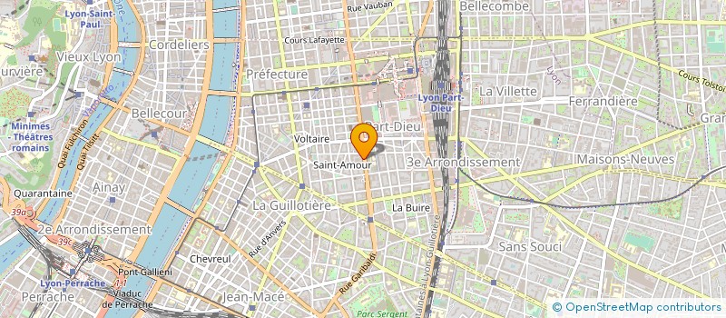 localisation de l'entreprise MAISON DU VELO LYON METROPOLE  LYON