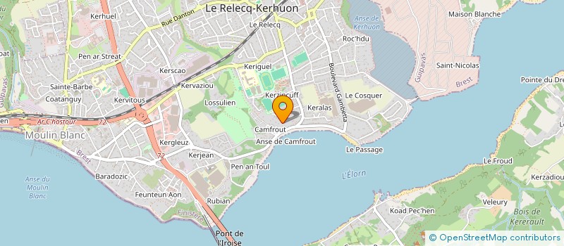 localisation de l'entreprise MAISON DU VENT  LE RELECQ-KERHUON