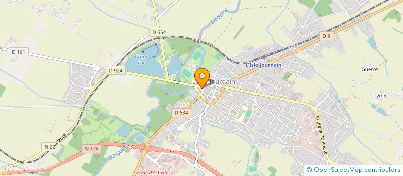 localisation de l'entreprise MAISON DUCAUZE à L ISLE JOURDAIN