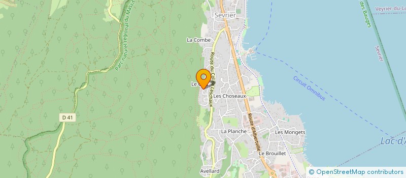 localisation de l'entreprise MAISON DUCRET à SEVRIER