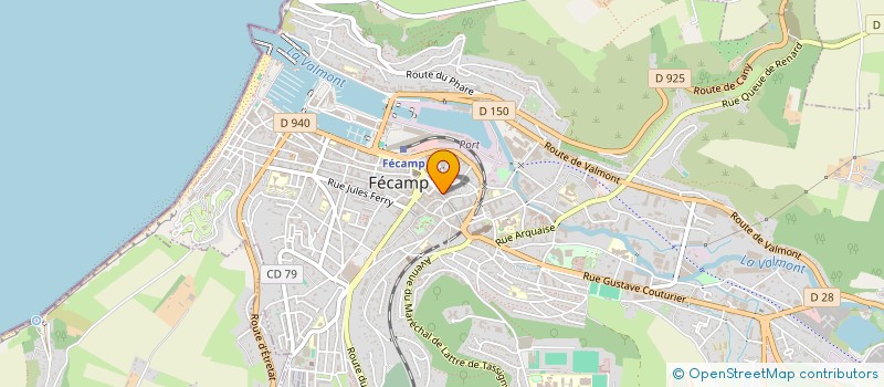 localisation de l'entreprise MAISON DUFLO CHARCUTERIE TRAITEUR  FECAMP