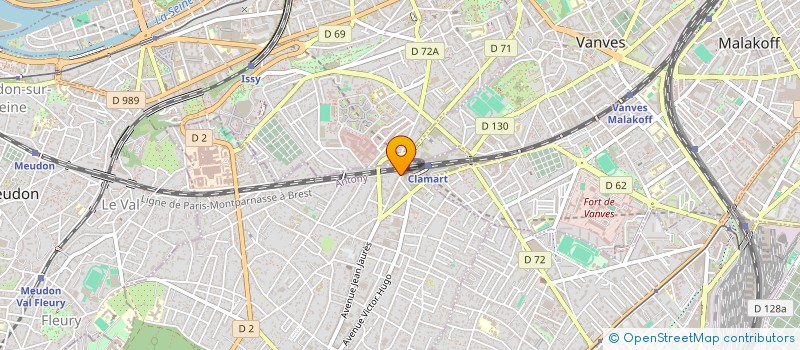 localisation de l'entreprise MAISON DUMONT à CLAMART