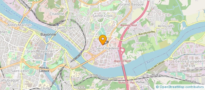 localisation de l'entreprise MAISON DUPRAT à BAYONNE