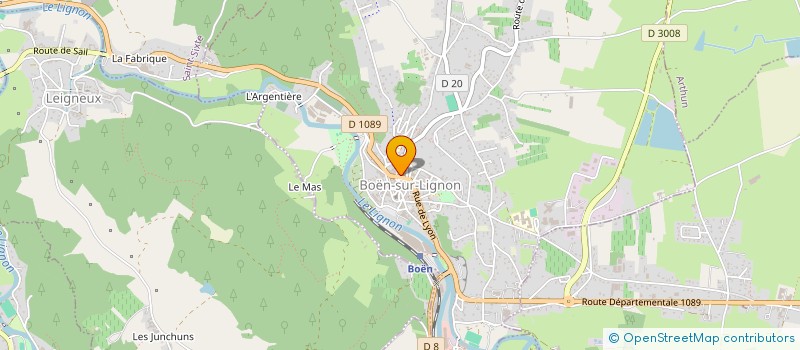 localisation de l'entreprise MAISON DURAND  BOEN-SUR-LIGNON