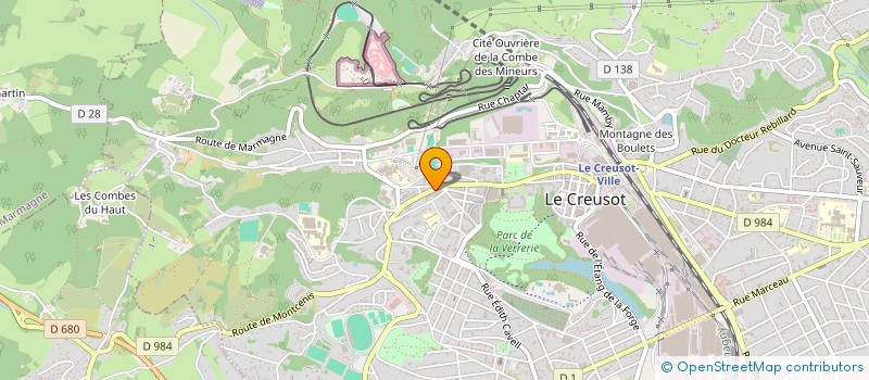 localisation de l'entreprise MAISON DURQUE  LE CREUSOT