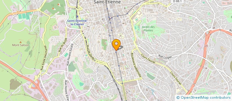 localisation de l'entreprise MAISON DUSSAP à SAINT-ETIENNE