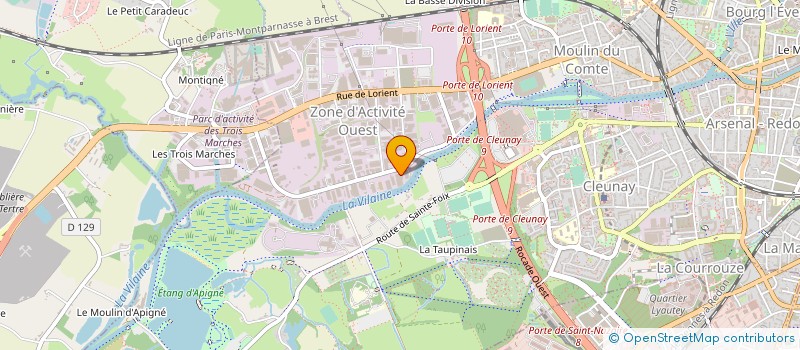 localisation de l'entreprise MAISON DUTIER  RENNES