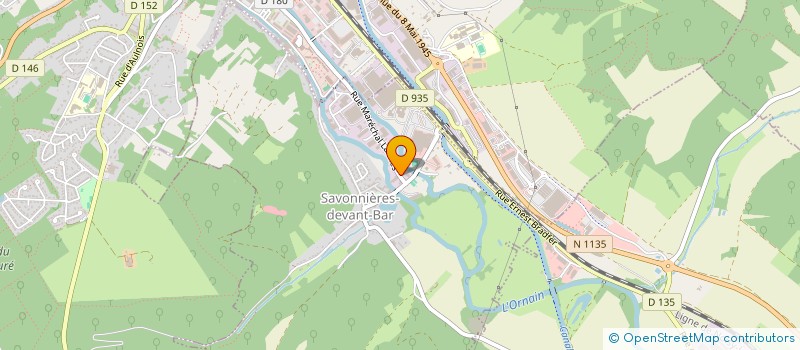 localisation de l'entreprise MAISON E. DUBOIS  SAVONNIERES-DEVANT-BAR